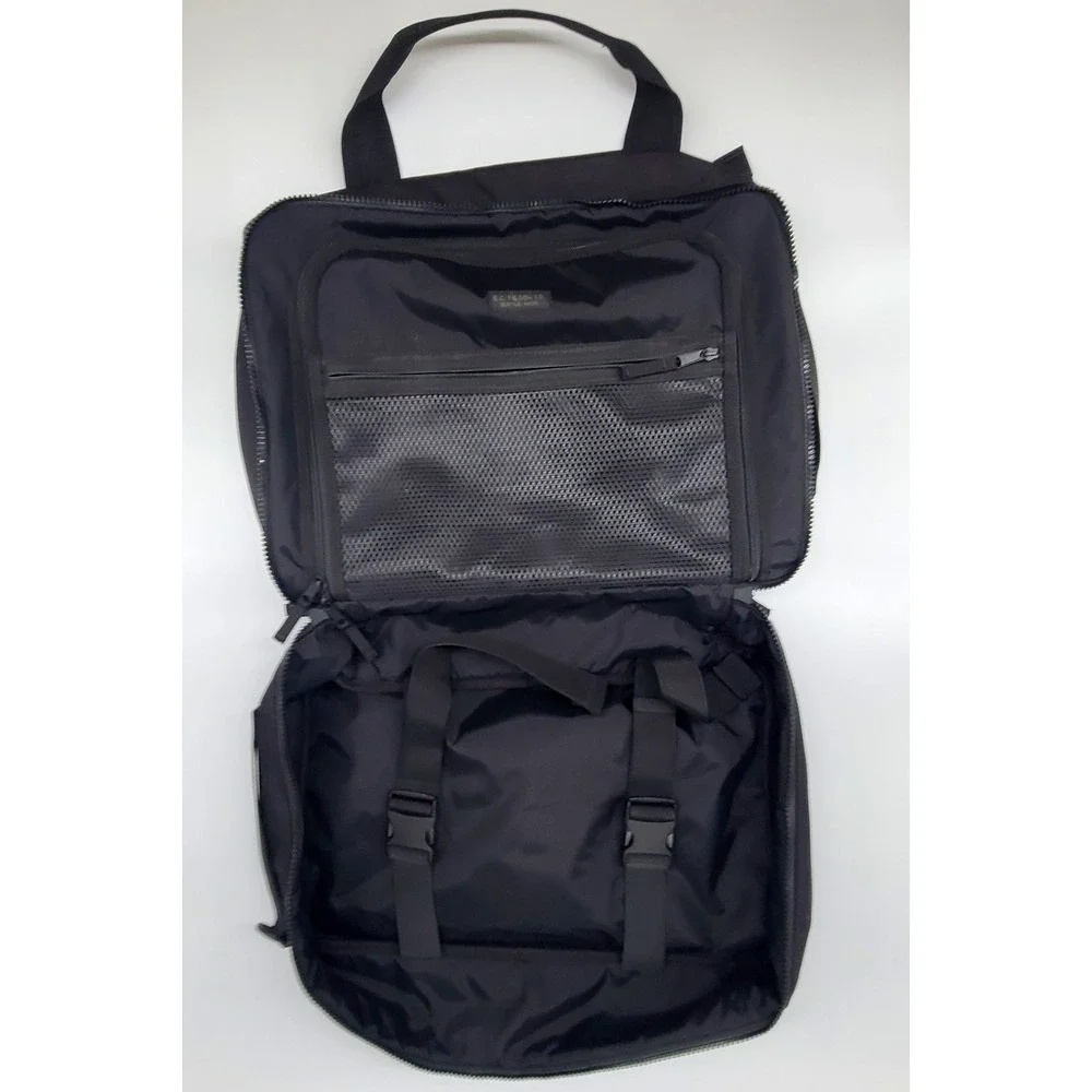 Filson Ripstop Waxed Nylon Pullman Bag 36L Black NWOT Travel Duffle Backpack 18